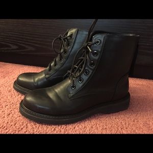 ALDO LOVE & RESPECT COMBAT ANKLE BOOTS